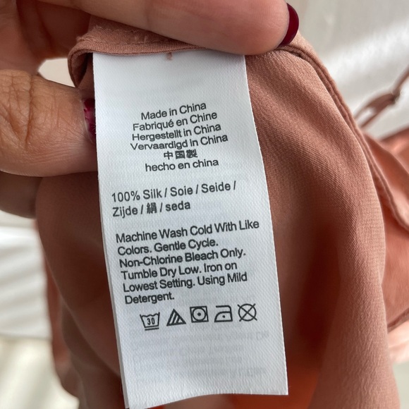 100% Silk Satin Camisole Top J Crew - Picture 3 of 3